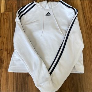 adidas black and white sweatshirt